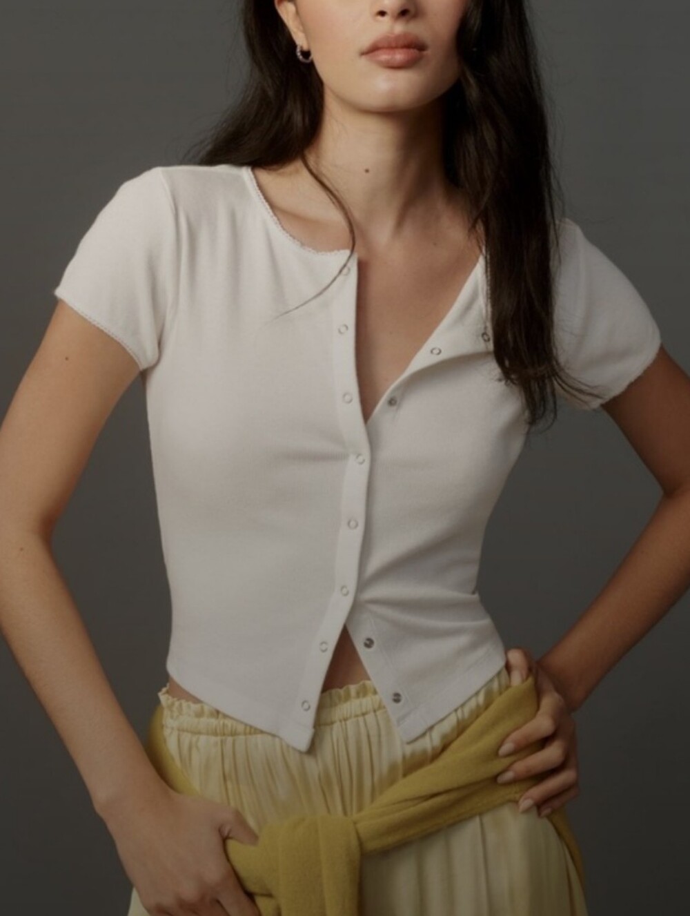 Anthropologie Ribbed Tee